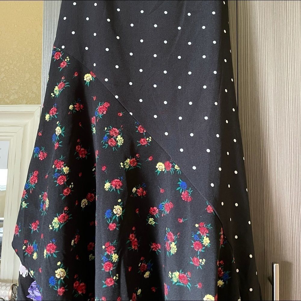 Few Moda Color-blocked Patterned Maxi Dress - Picture 14 of 16